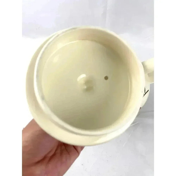 VTG 1997 Holiday Teapot Handcrafted Bath & Body Works 12" X 9" Exclusive Berry - Picture 6 of 14